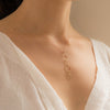 <!--NK947-->galaxy lariat necklace