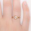 <!--RG671-->round bumper engagement ring