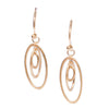 <!--ER876-->SALE -oval galaxy hanging earrings