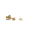 <!--ER231-->triangle button stud earrings