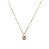 <!--NK674-->large dainty necklace with diamond