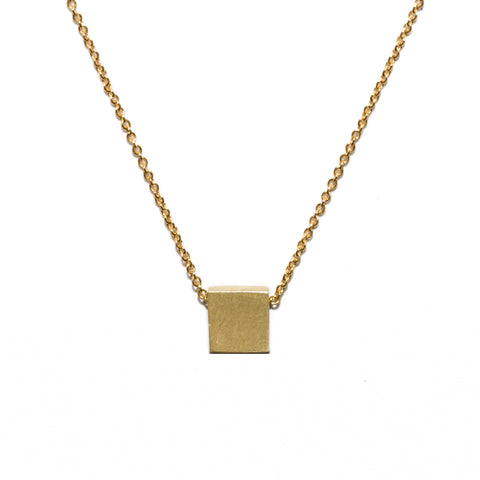 <!--NK167-->square button necklace
