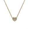 <!--NK168-->heart button necklace
