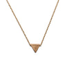 <!--NK166-->triangle button necklace