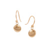 <!--ER888-->round mirror drop earrings