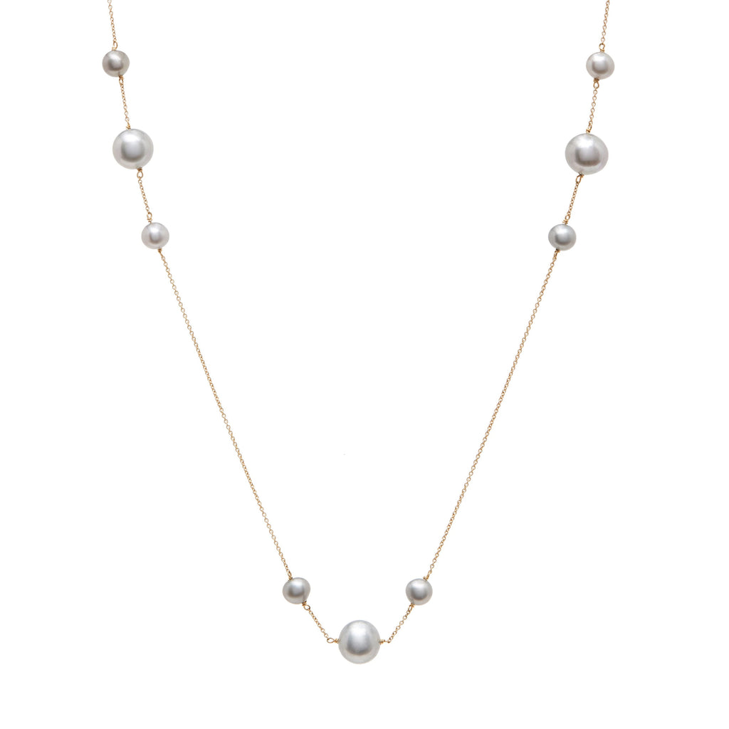 <!--NK1000-->long grand linear pearl necklace