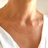 <!--NK1011-->ovalong stations necklace