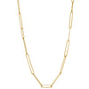 <!--NK1012-->ovalong chain necklace