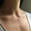 <!--NK165-->star button necklace