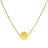 <!--NK171-->circle button necklace
