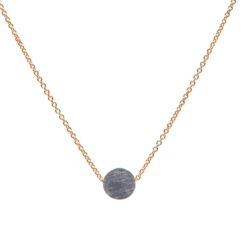 <!--NK171-->circle button necklace