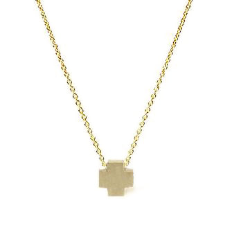 <!--NK172--> cross button necklace