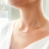 <!--NK190-->fluid double line necklace