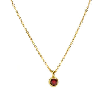 <!--NK674ruby-->large dainty necklace with ruby