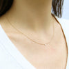 itty bitty square necklace