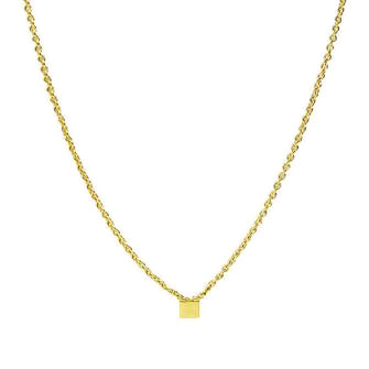 <!--NK705-->itty bitty square necklace