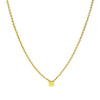 <!--NK705-->itty bitty square necklace