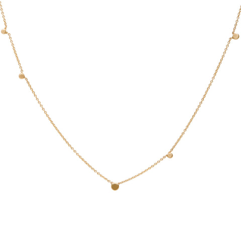 <!--NK710-->random itty bitty circle necklace