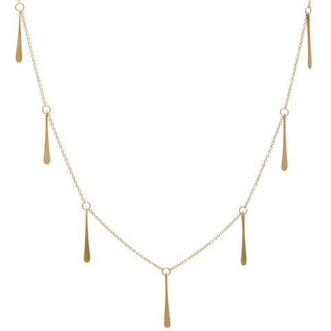 <!--NK715-->multi fringe necklace
