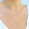 triple ellipse necklace