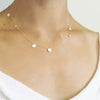 confetti strand necklace