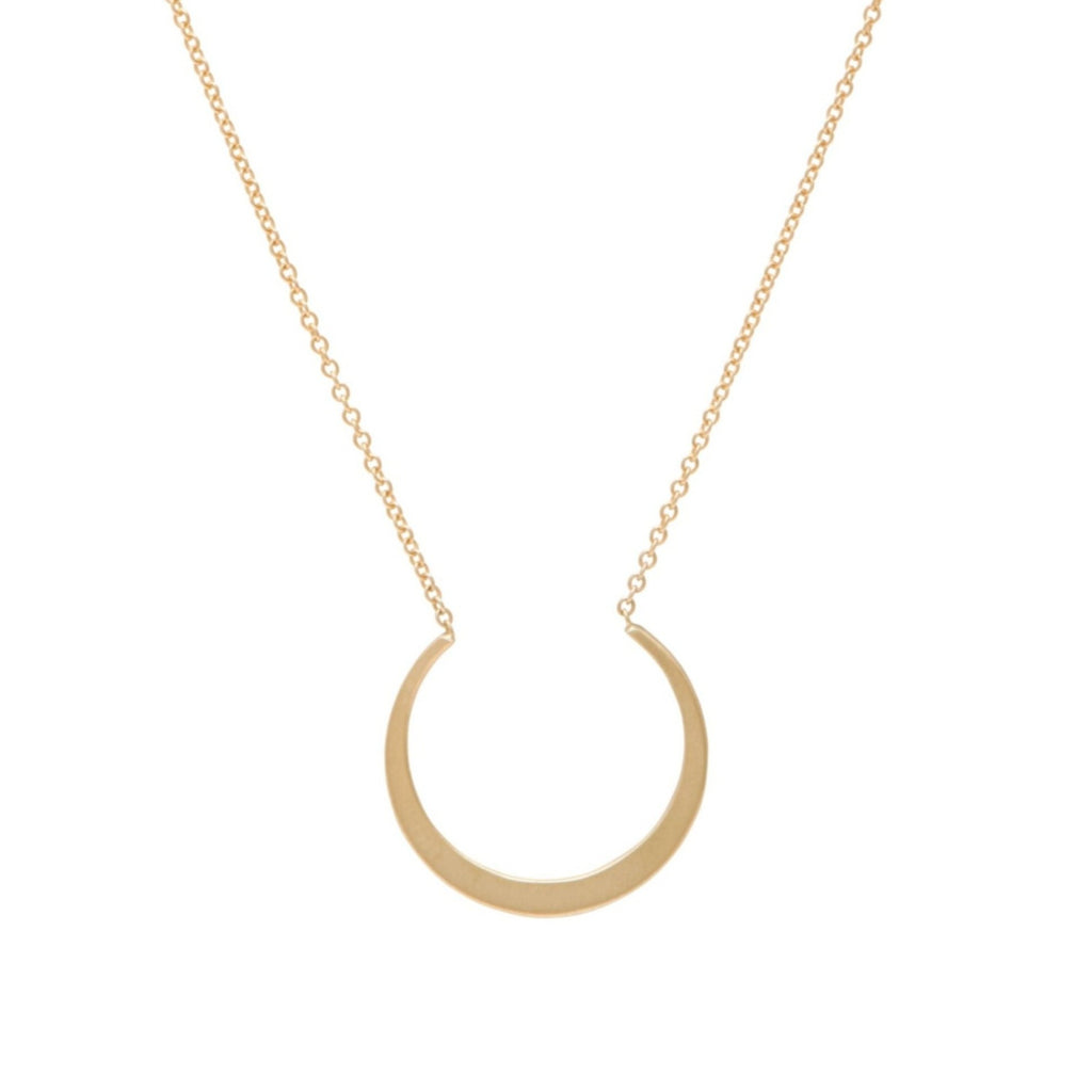 <!--NK874-->petite fertile moon necklace