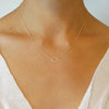 <!--NK878-->mini oval necklace