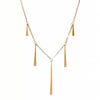 <!--NK905-->slinky gold shards necklace