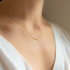 <!--NK952-->chopped tubular mirror necklace