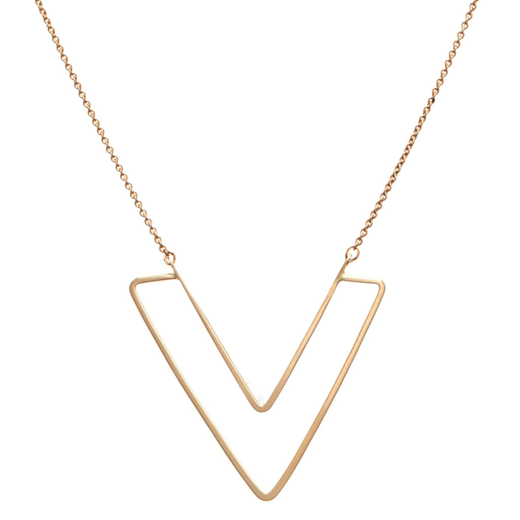 <!--NK989--> chevron necklace