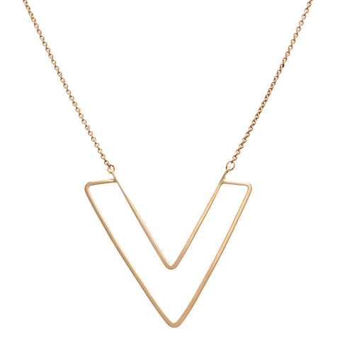 <!--NK989--> chevron necklace