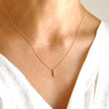 <!--NK993-->pavé bar necklace