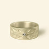 vine engagement ring with diamond