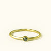 twist stacking ring with black diamond