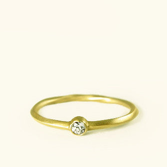 twist stacking ring with gem