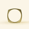 medium square wedding band
