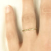 tiny polkadot stacking ring 14k