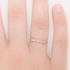 <!--RG521 dia-->five stone bridge engagement ring