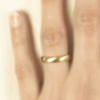 medium half-round wedding band