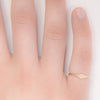 <!--RG554pave-->pave flat top ridge ring