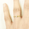 small ridge engagement ring