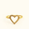 pavé edgy heart