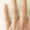 double rainbow ring