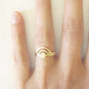 double rainbow ring