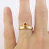 pear crown jewel ring