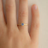 <!--RG708-->perfectly round diamond dust solitaire engagement