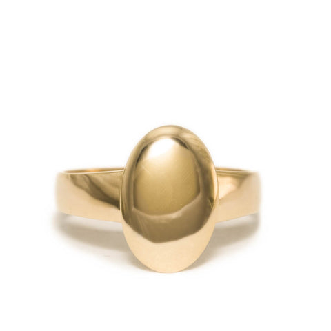 <!--RG742--> SALE - small oval mirror ring