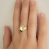 <!--RG745-->large round mirror ring