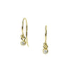 <!--ER603dia-->dainty earrings with white diamond
