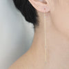 <!--ER759-->slinky diamond line earrings 3